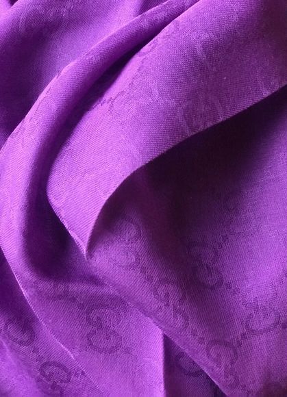 GUCCI COTTON MODAL GG SCARF - Picture 12 of 12